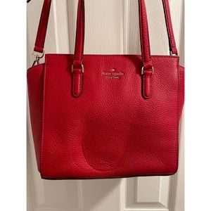 Red Kate Spade crossbody